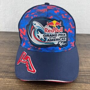Red Bull Grand Prix of The Americas MotoGP Mens Baseball Cap Hat Blue Red Camo